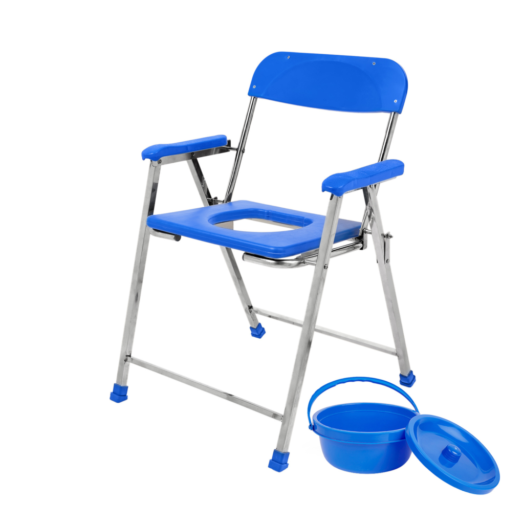 Commode chair guide